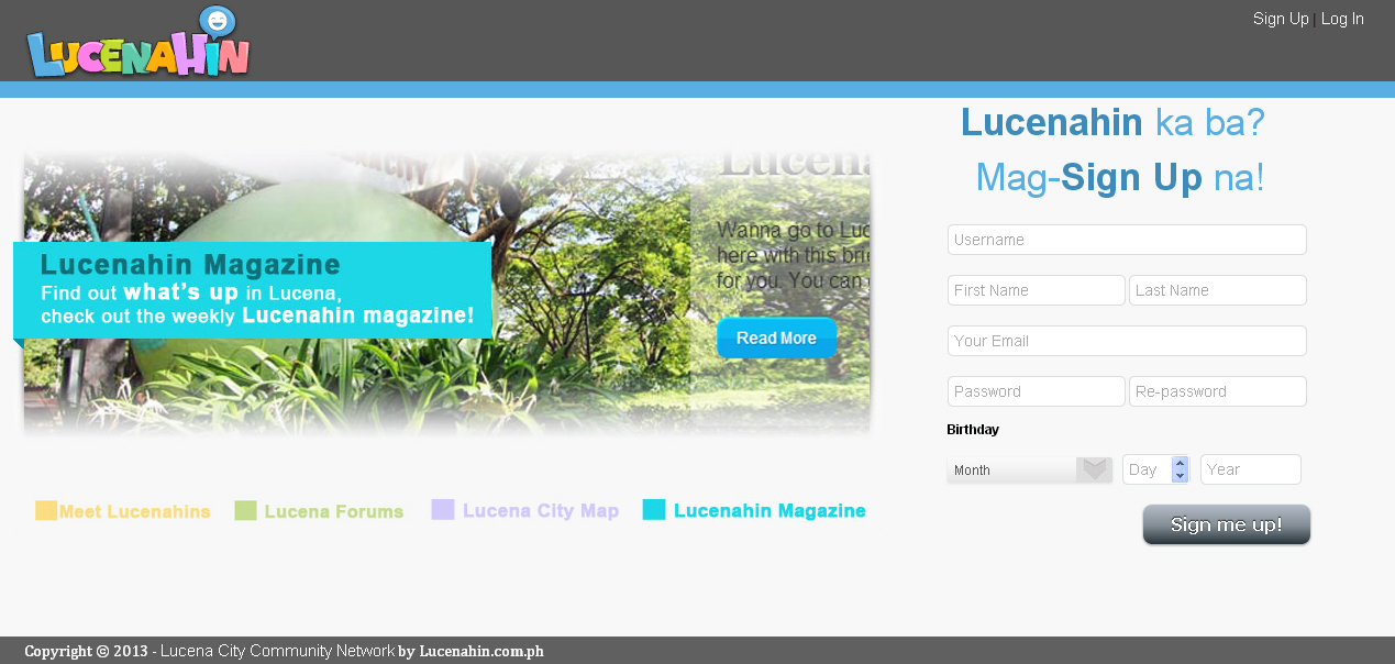 lucenahin homepage