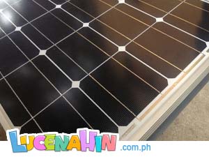 Photo showing the solar panel we used for our own solar power system